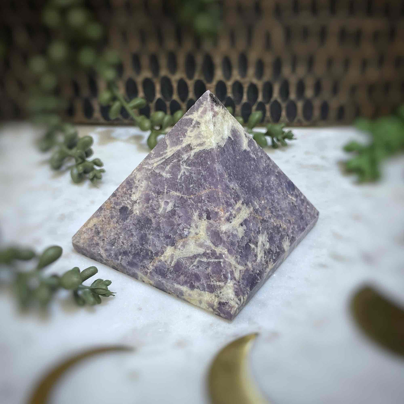 Lepidolite - Pyramid