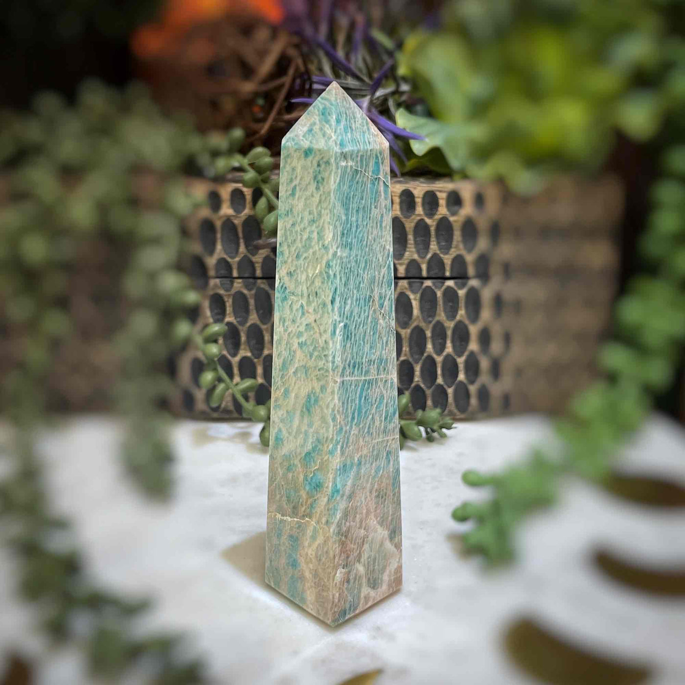 Amazonite - Tower, Point, Obelisk