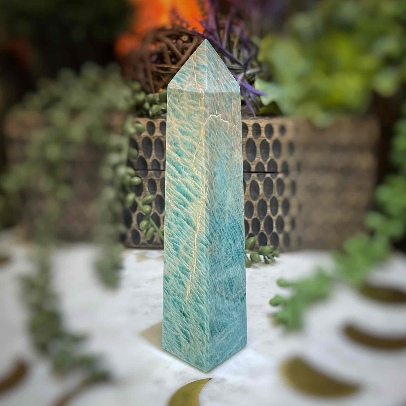 Amazonite - Tower, Point, Obelisk
