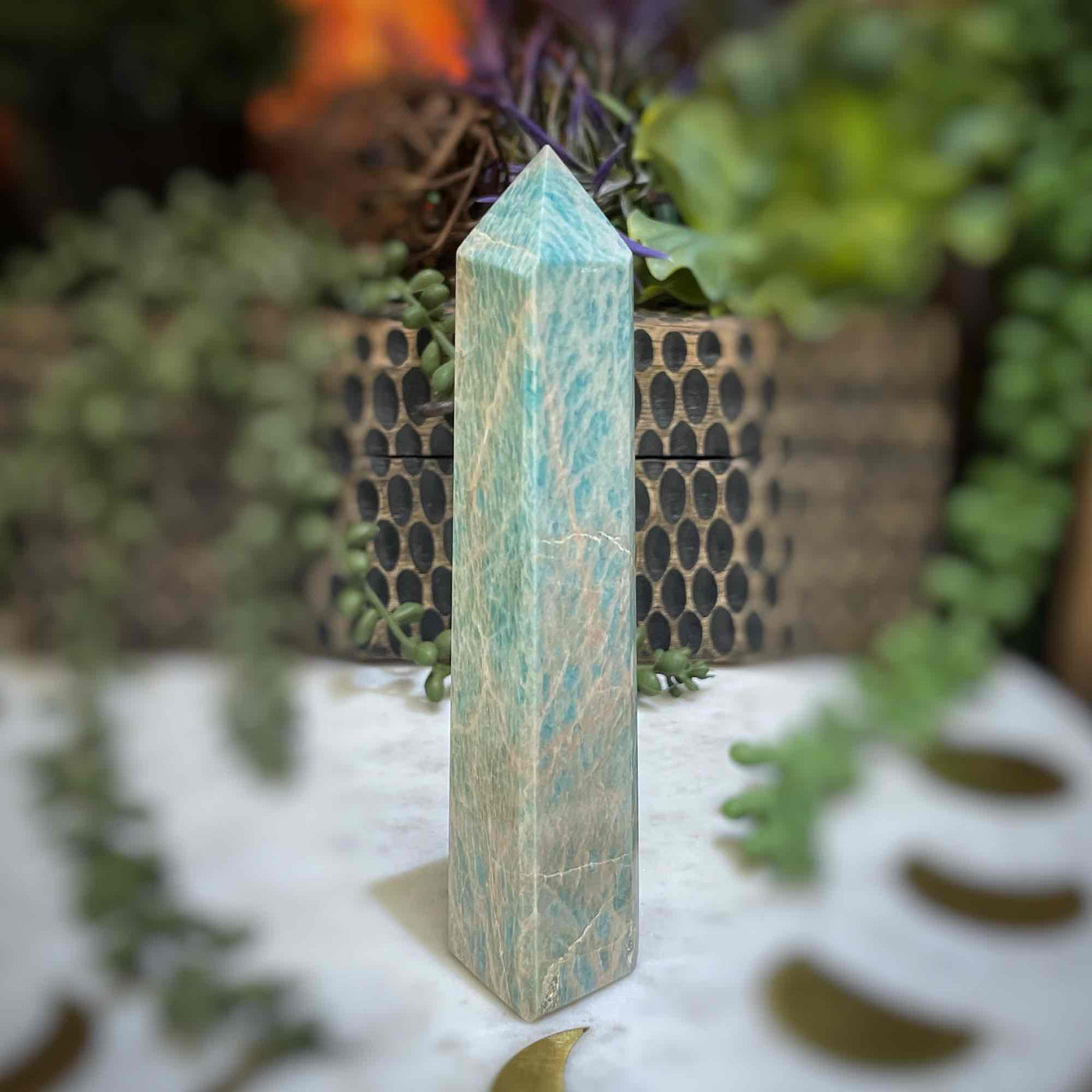 Amazonite - Tower, Point, Obelisk