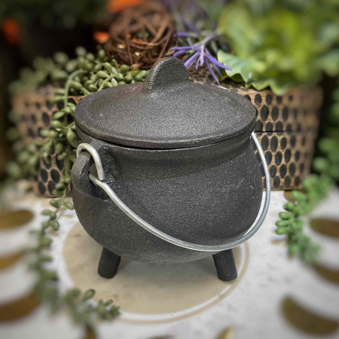 Cauldron Cast Iron - 6.0" - with Lid