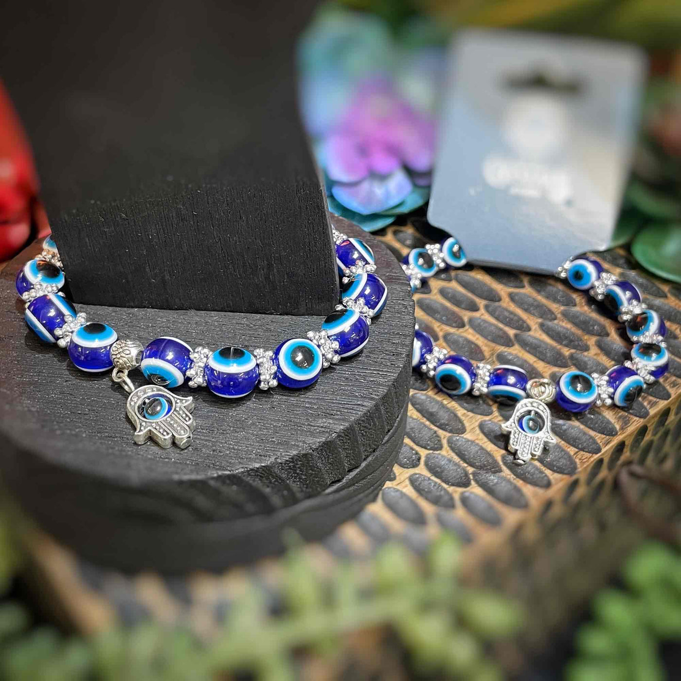 Evil Eye Bracelet with Hamsa Hand