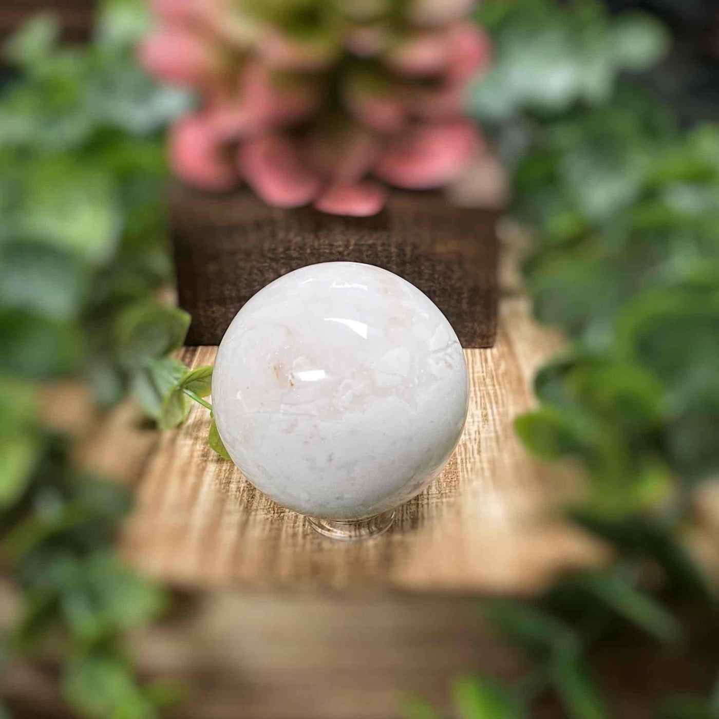 Snow Agate - Sphere - 1.6" - 1.8"