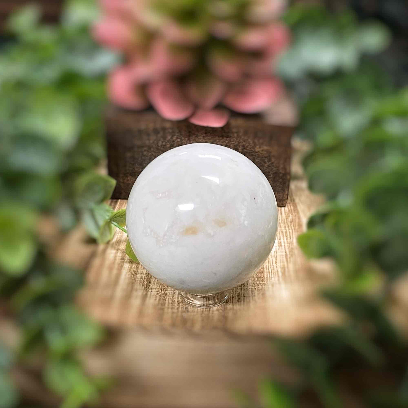 Snow Agate - Sphere - 1.6" - 1.8"