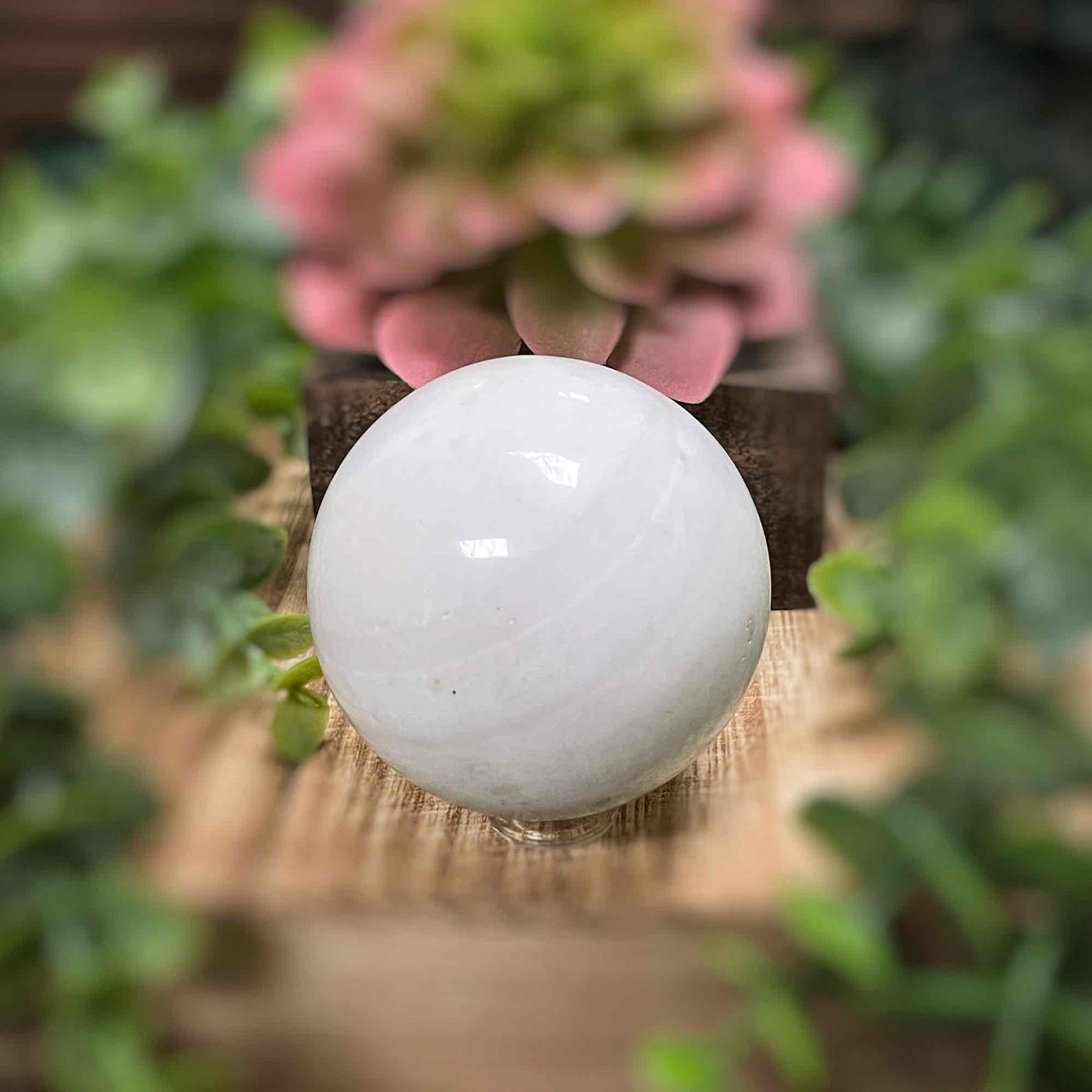 Snow Agate - Sphere - 2.0" - 2.4"