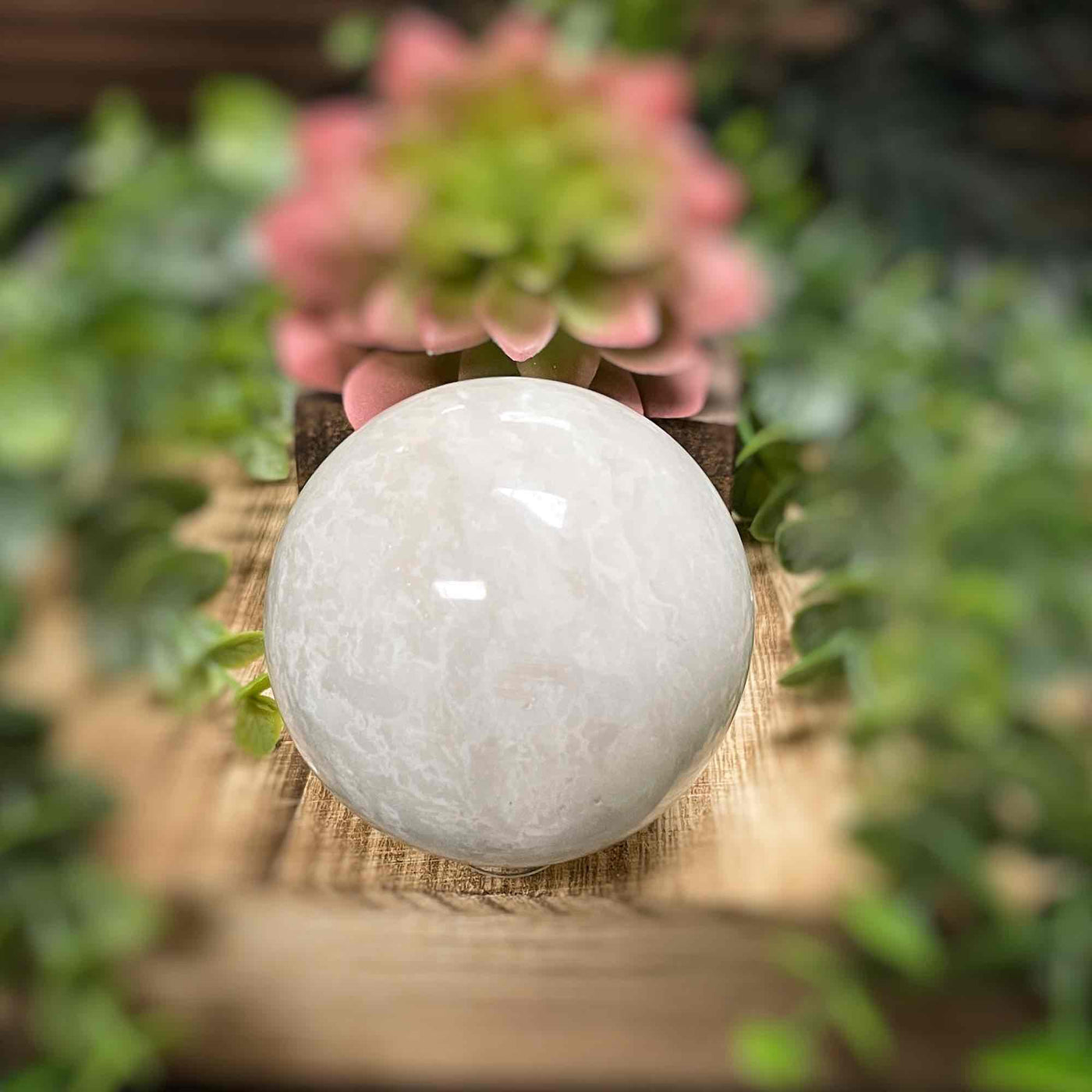 Snow Agate - Sphere - 2.5" - 2.6"