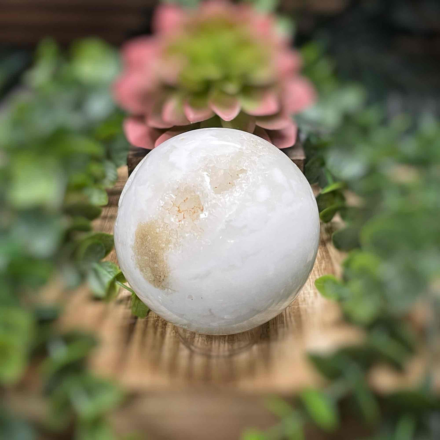 Snow Agate - Sphere - 2.7 - 2.9"