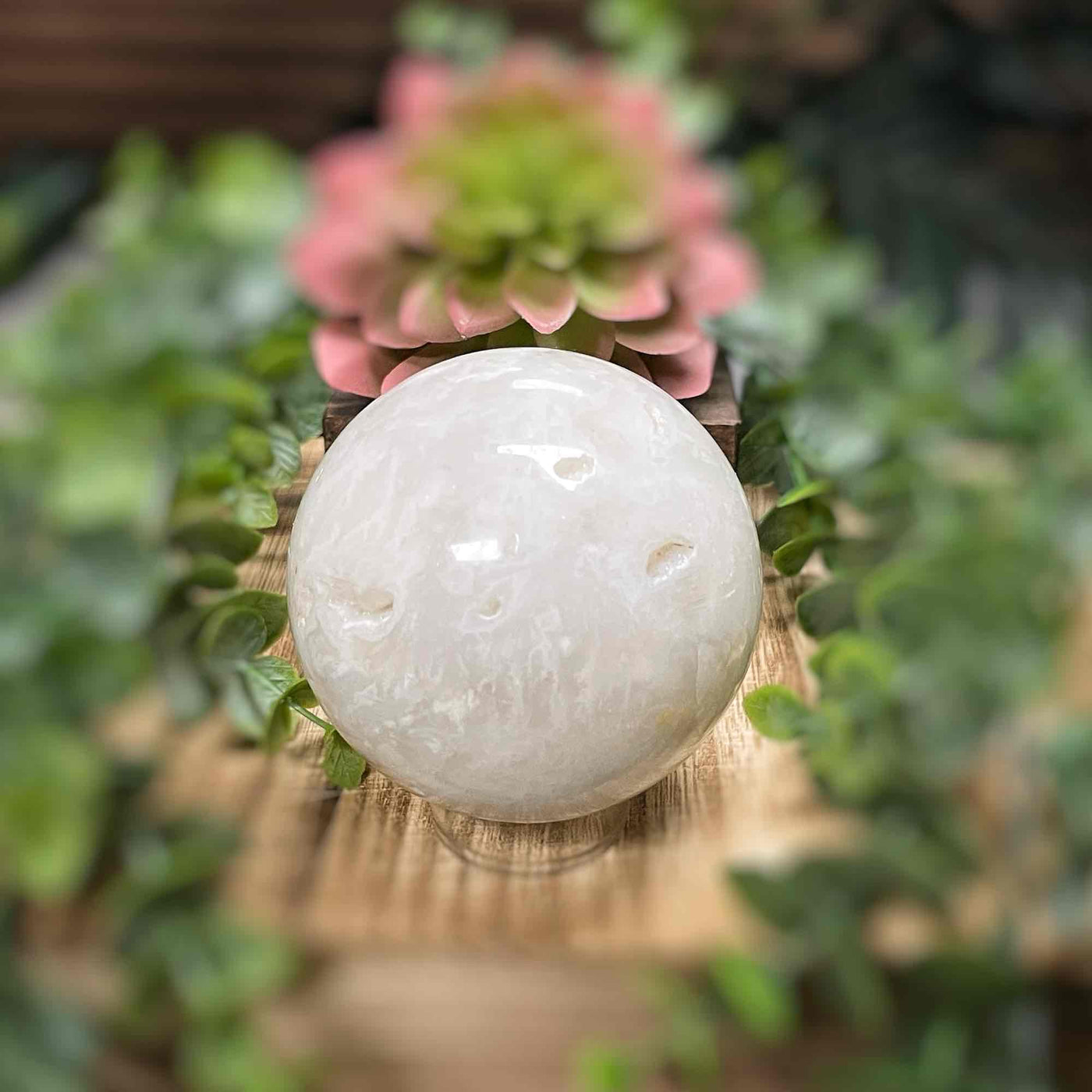 Snow Agate - Sphere - 2.7 - 2.9"