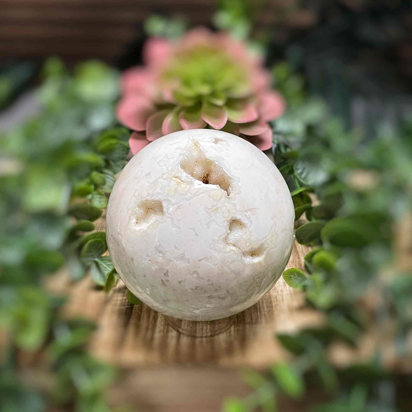Snow Agate - Sphere - 2.7 - 2.9"
