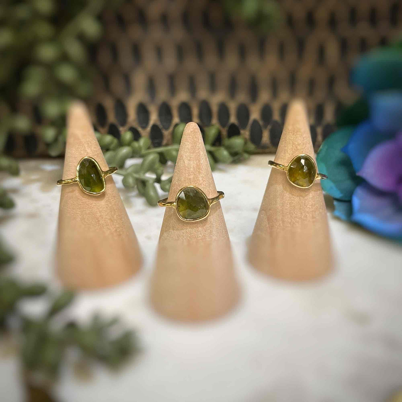Tourmaline - Faceted - 18k Gold Ring