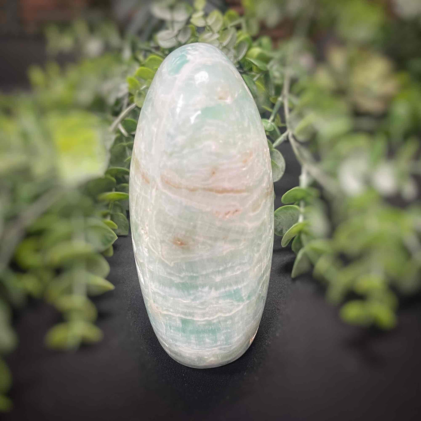 Caribbean Blue Calcite - Freeform - qq594