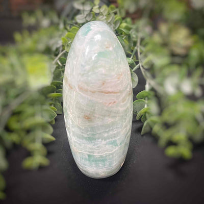 Caribbean Blue Calcite - Freeform - qq594