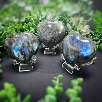 Labradorite - Large Heart