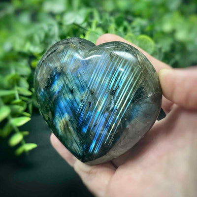 Labradorite - Large Heart