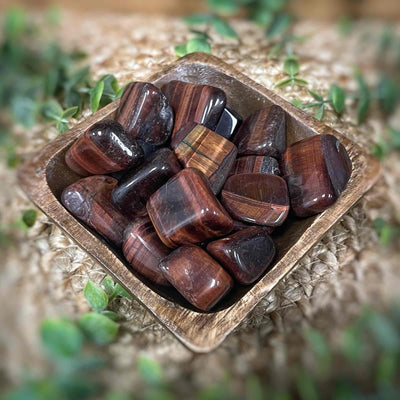 Red Tiger Eye - 0.75 - 1.5" - Tumbled