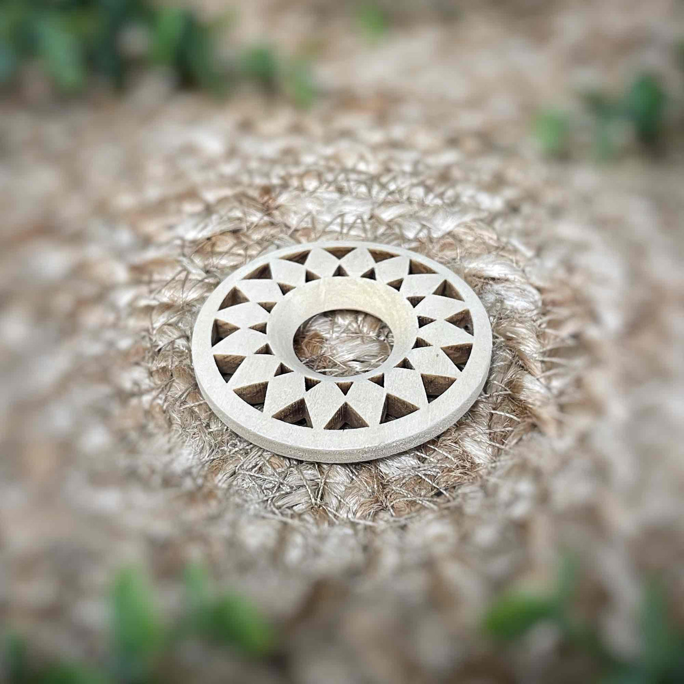 Wooden Sphere Stand - Med