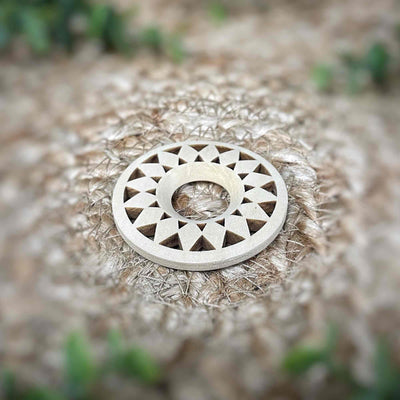 Wooden Sphere Stand - Med