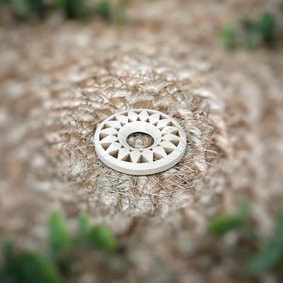 Wooden Sphere Stand - Sm