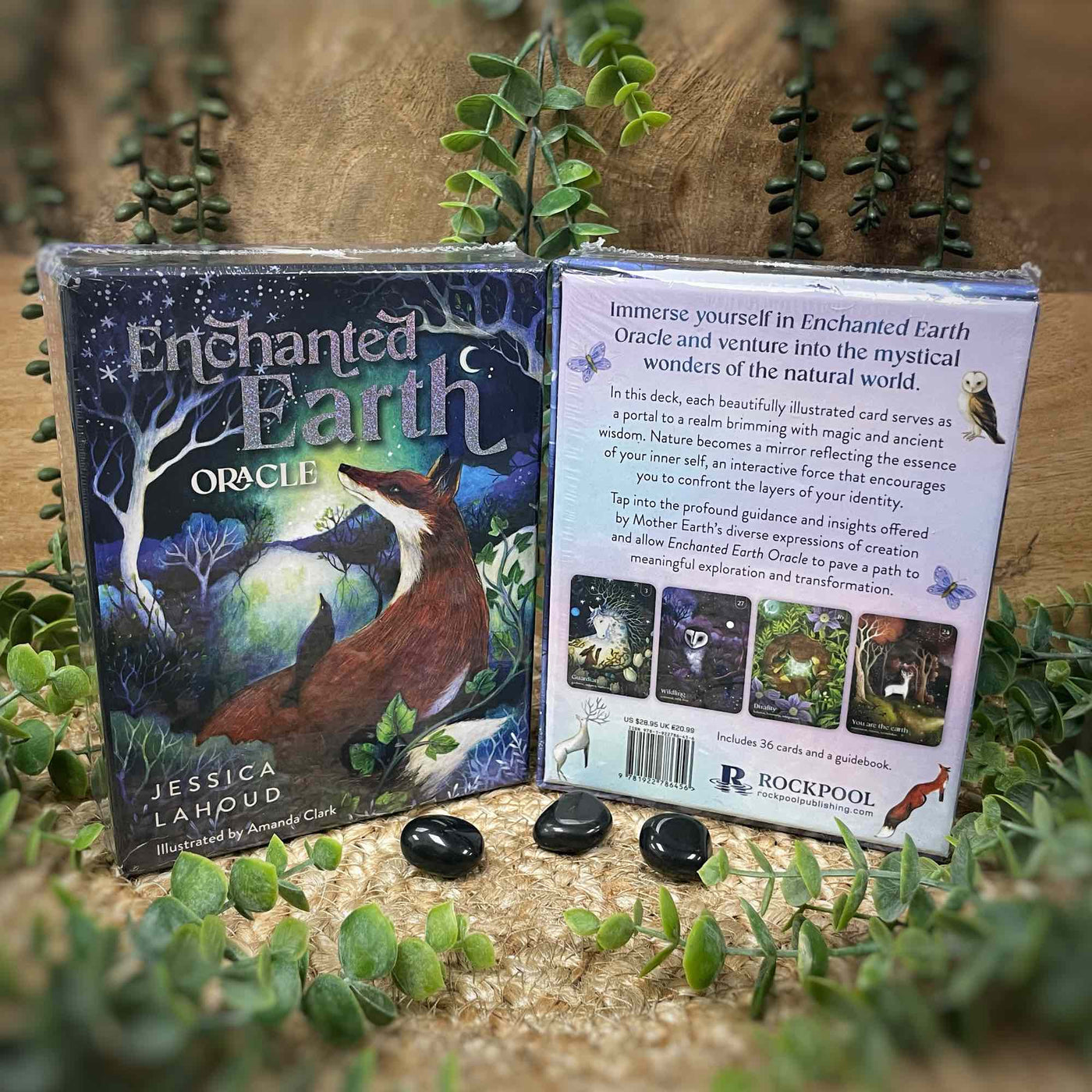 Enchanted Earth Oracle by Jessica Lahoud: Flashcards; 96 pages / English