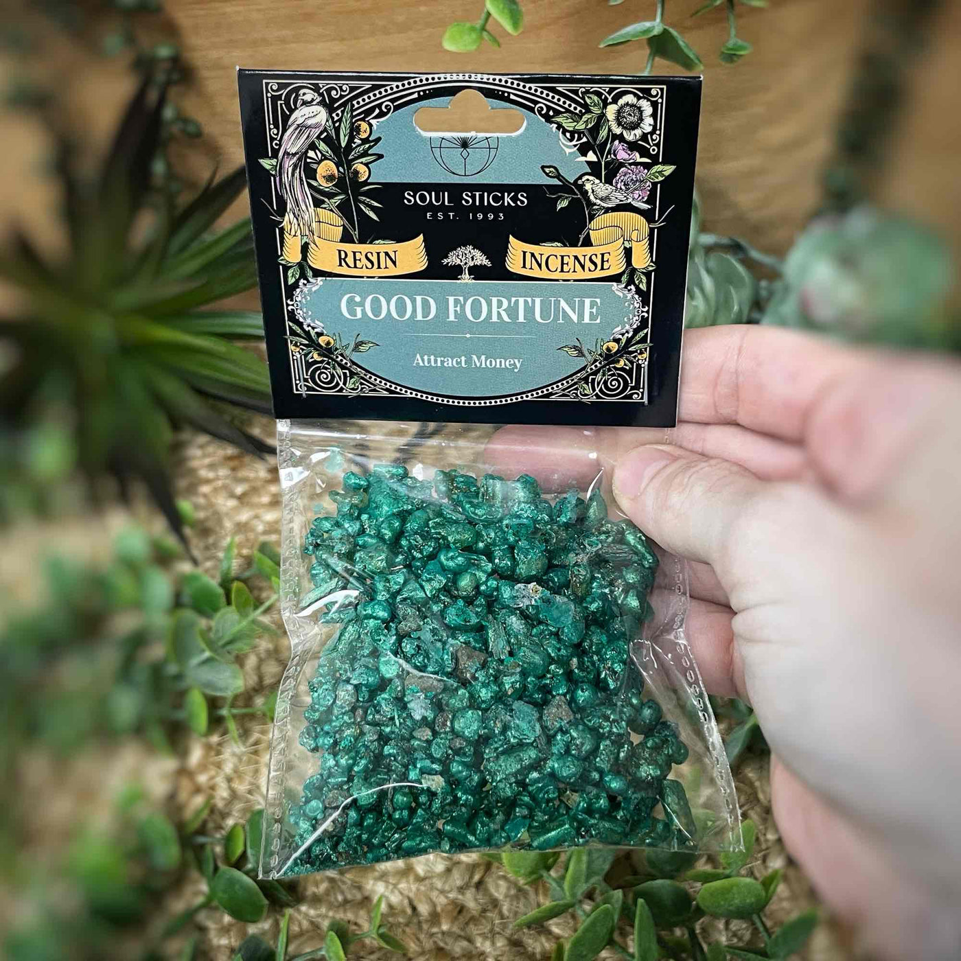 Good Fortune Resin Incense Pack (1 oz.)