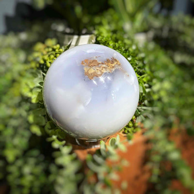 Blue Chalcedony - Sphere