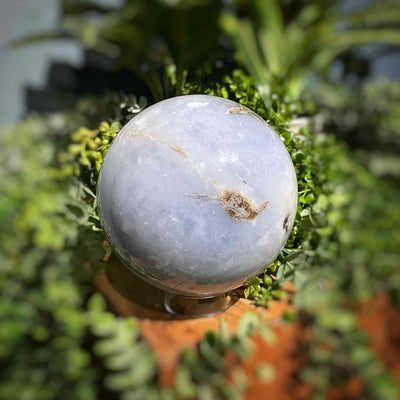 Blue Chalcedony - Sphere
