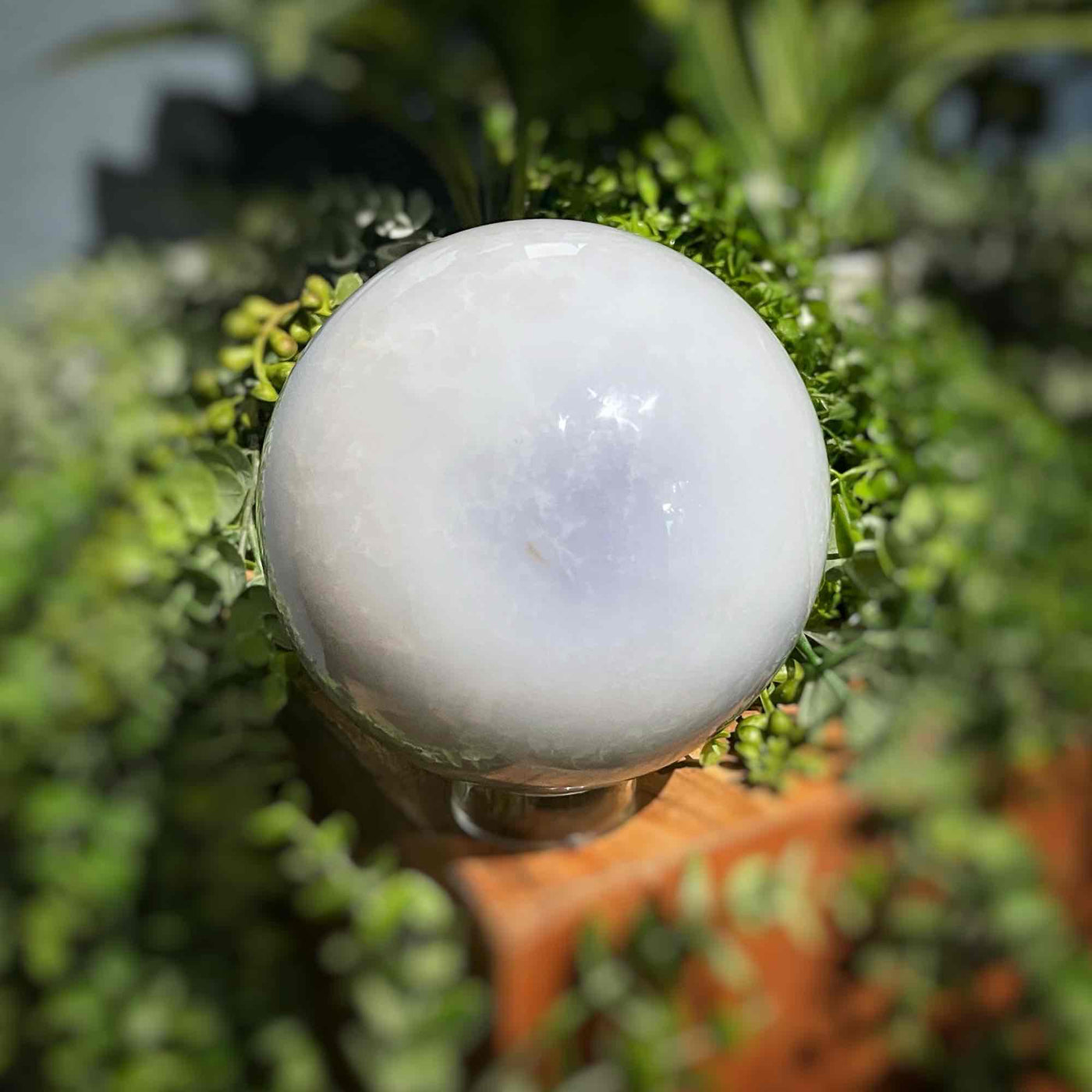 Blue Chalcedony - Sphere