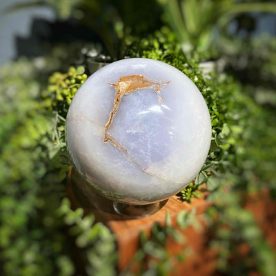 Blue Chalcedony - Sphere