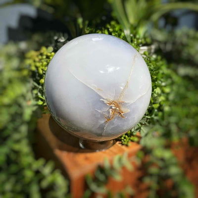 Blue Chalcedony - Sphere