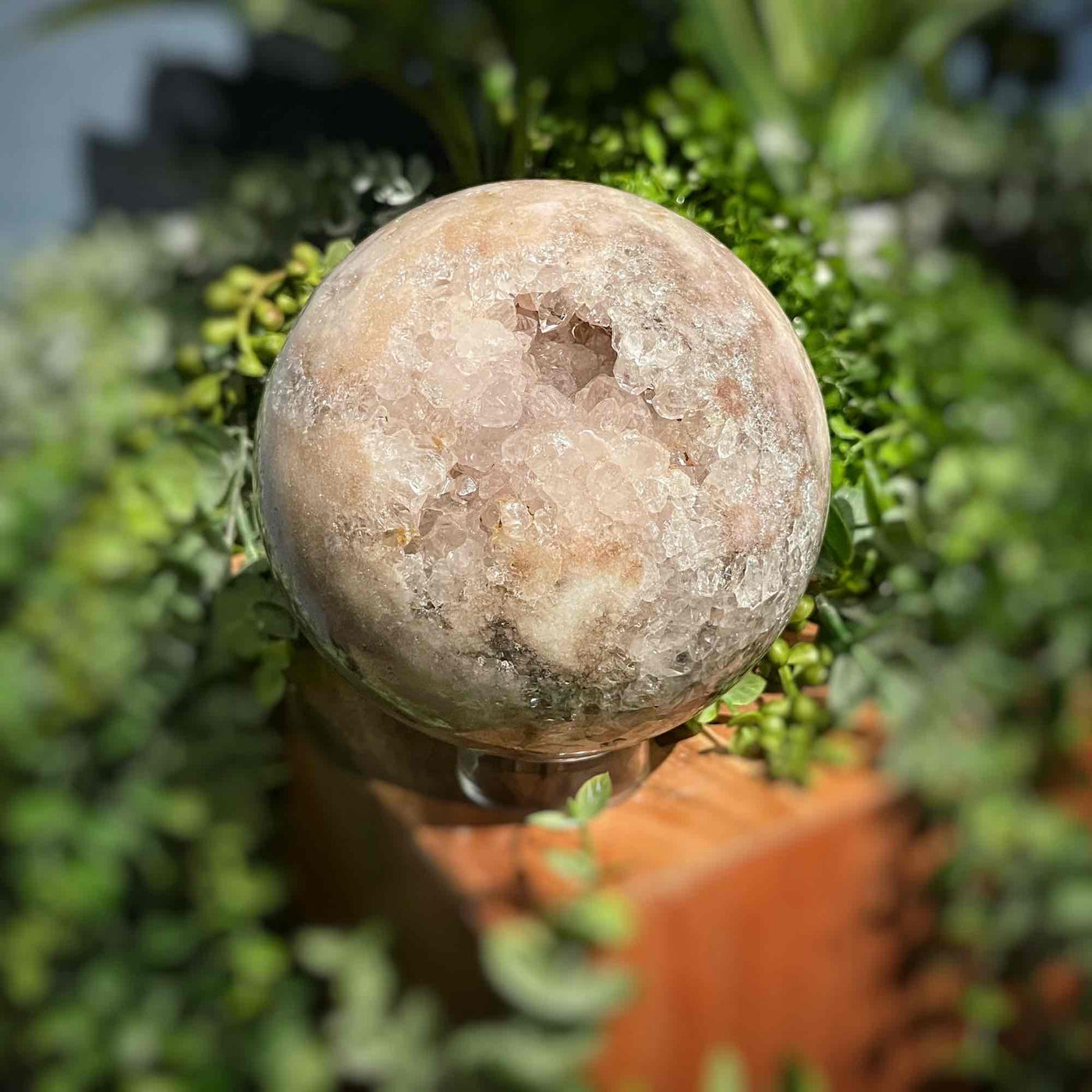 Pink Amethyst - Large Sphere