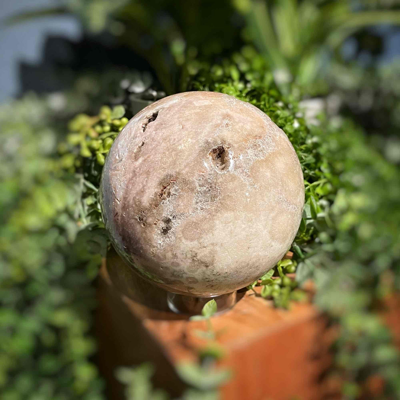 Pink Amethyst - Large Sphere