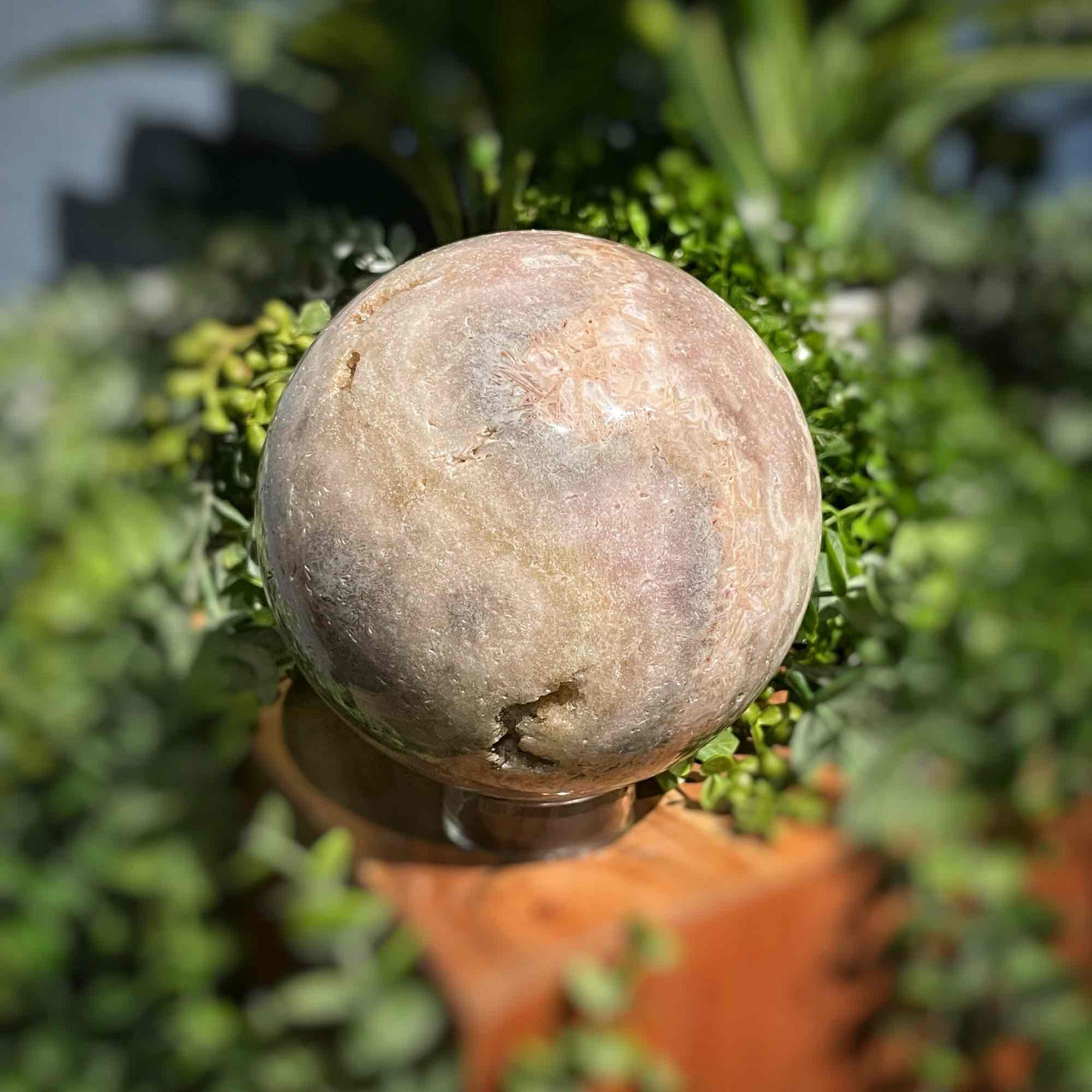 Pink Amethyst - Large Sphere