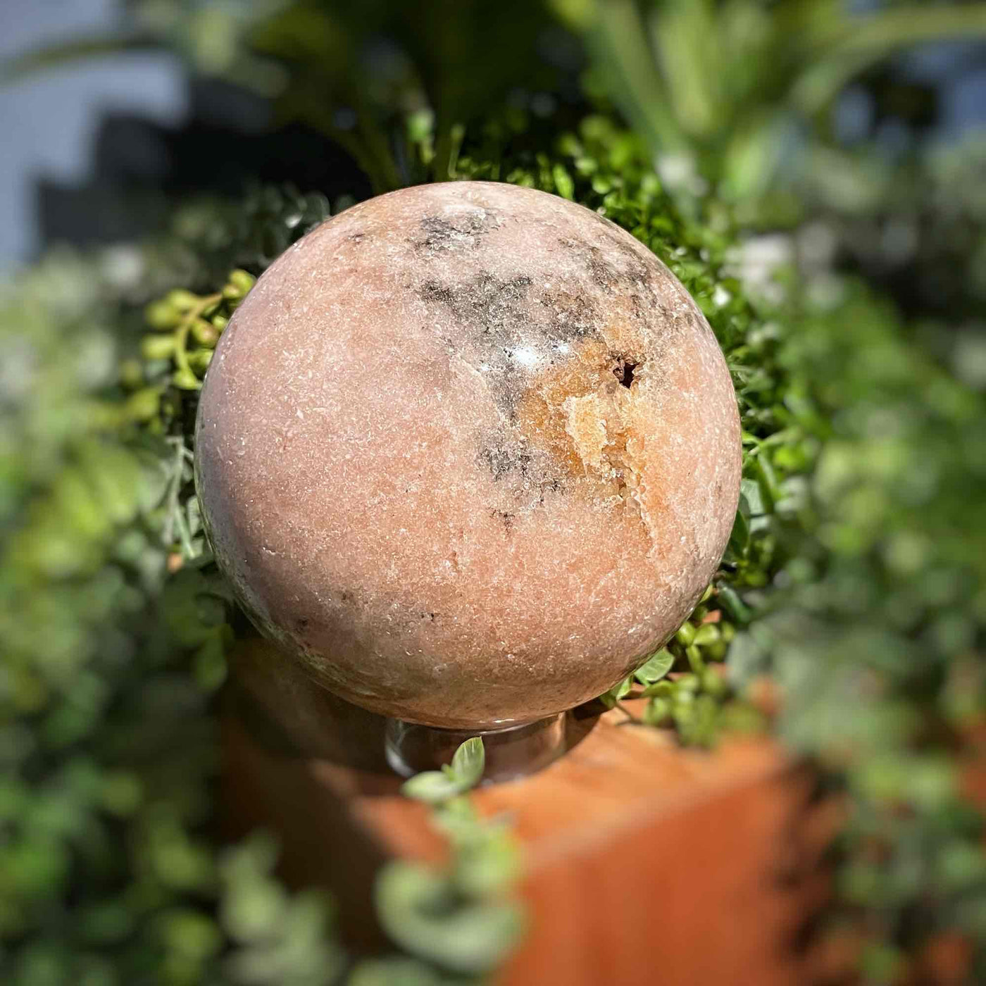 Pink Amethyst - Large Sphere
