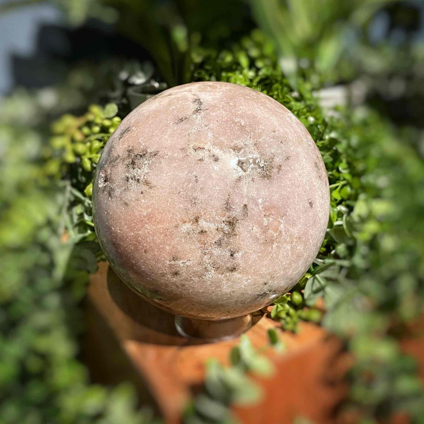 Pink Amethyst - Large Sphere