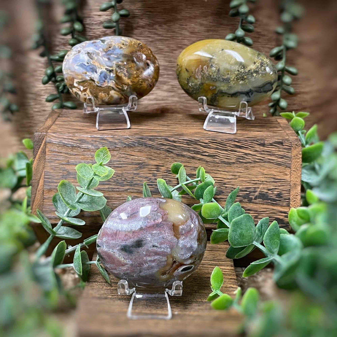 Ocean Jasper - Palm Stone