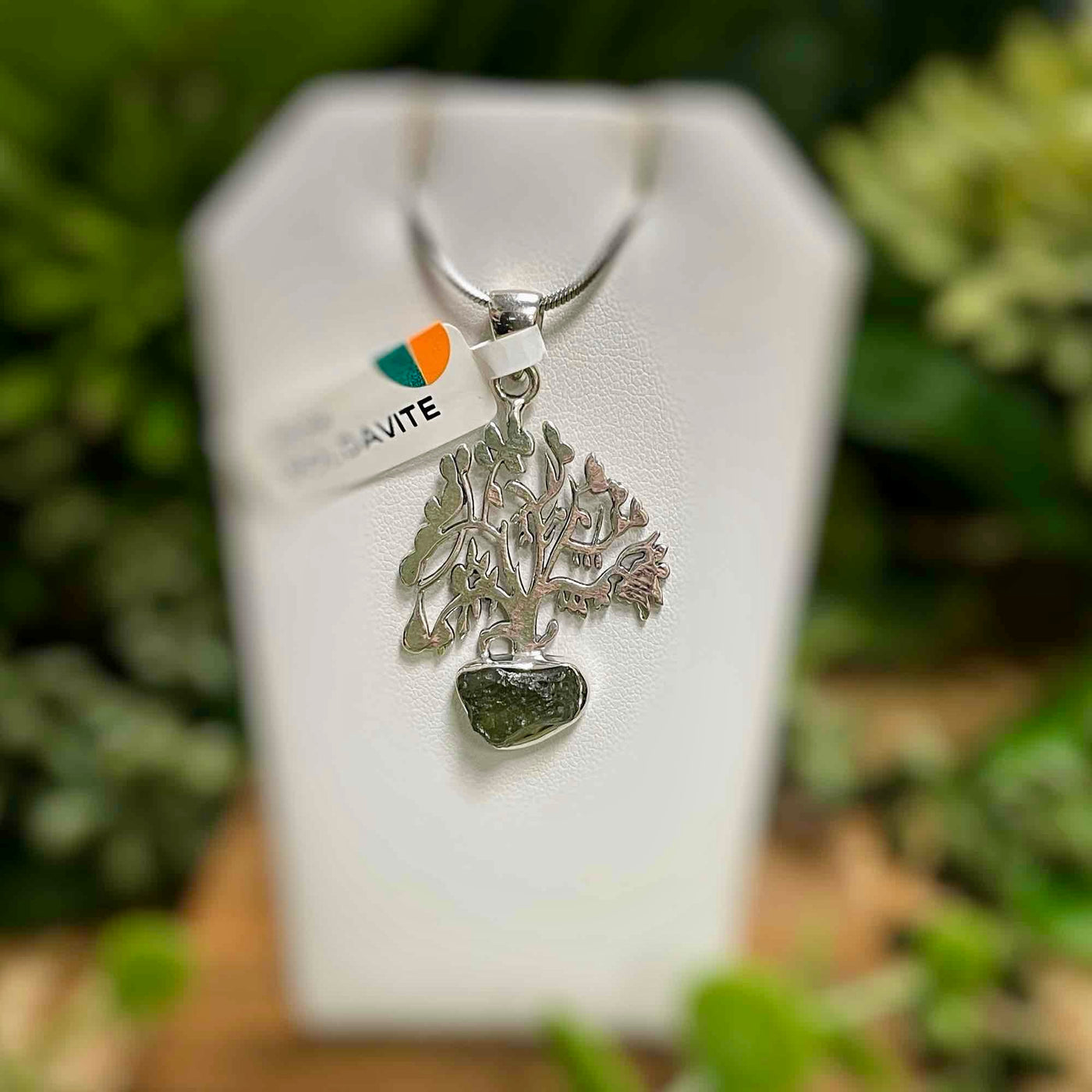 Moldavite Tree - Pendant