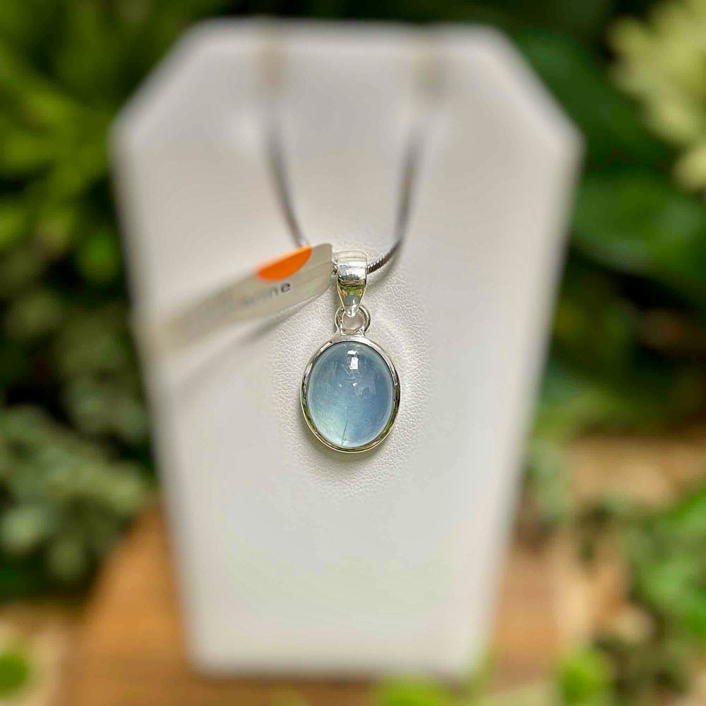 Oval Aquamarine - Pendant