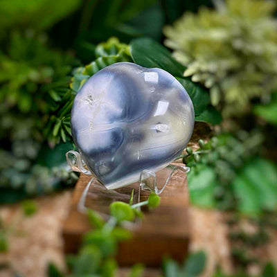Orca Agate - Heart
