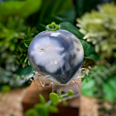 Orca Agate - Heart