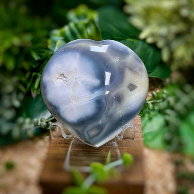 Orca Agate - Heart