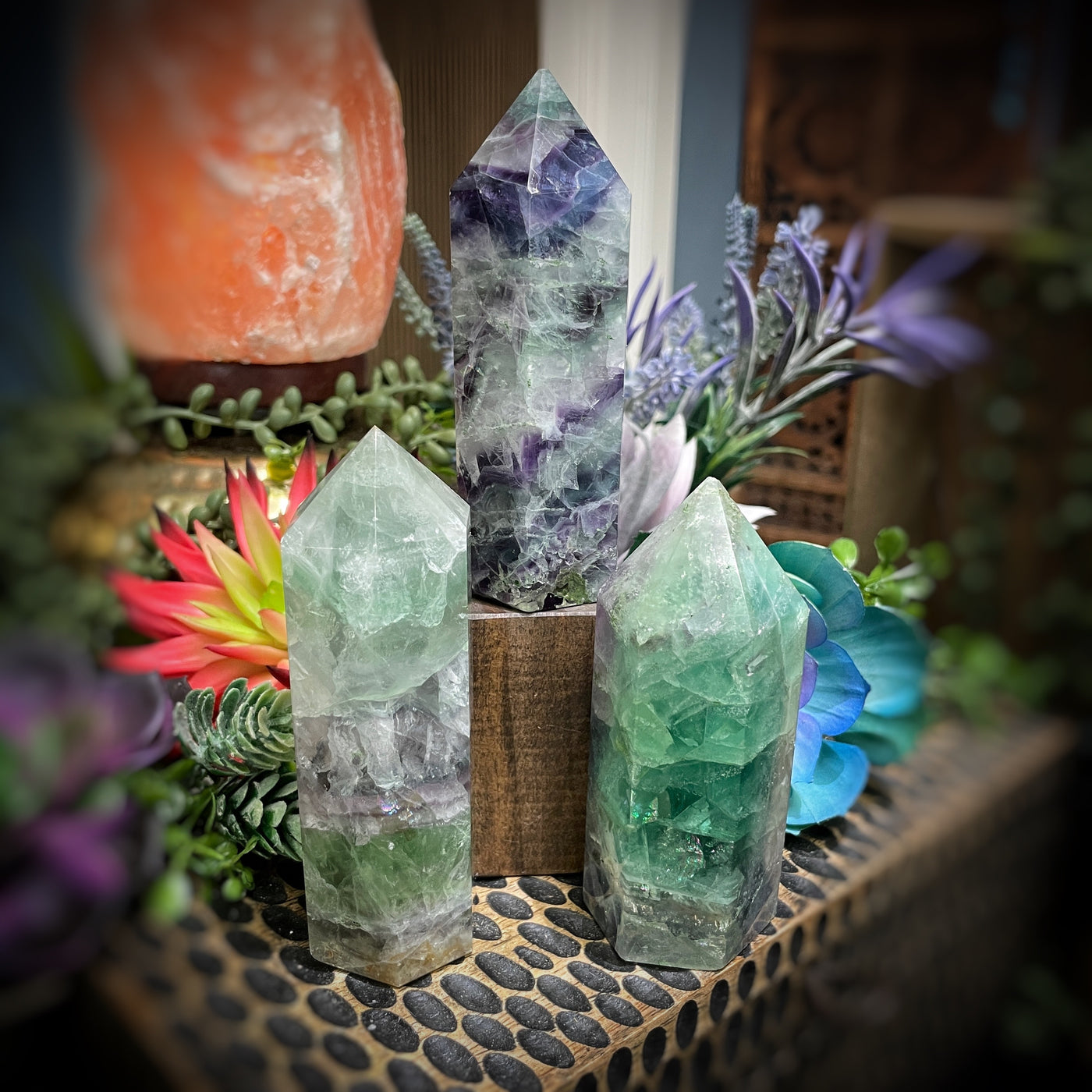 Fluorite - Tower, Point, Obelisk - Multi Choice Set1