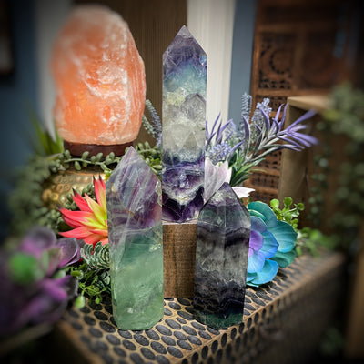 Fluorite - Tower, Point, Obelisk - Multi Choice Set1