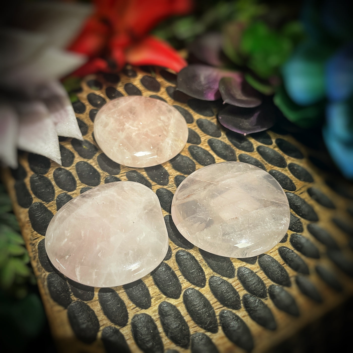 Rose Quartz - Palm stones