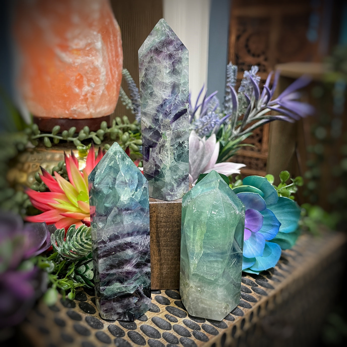 Fluorite - Tower, Point, Obelisk - Multi Choice Set1