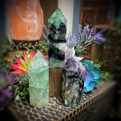 Fluorite - Tower, Point, Obelisk - Multi Choice Set1