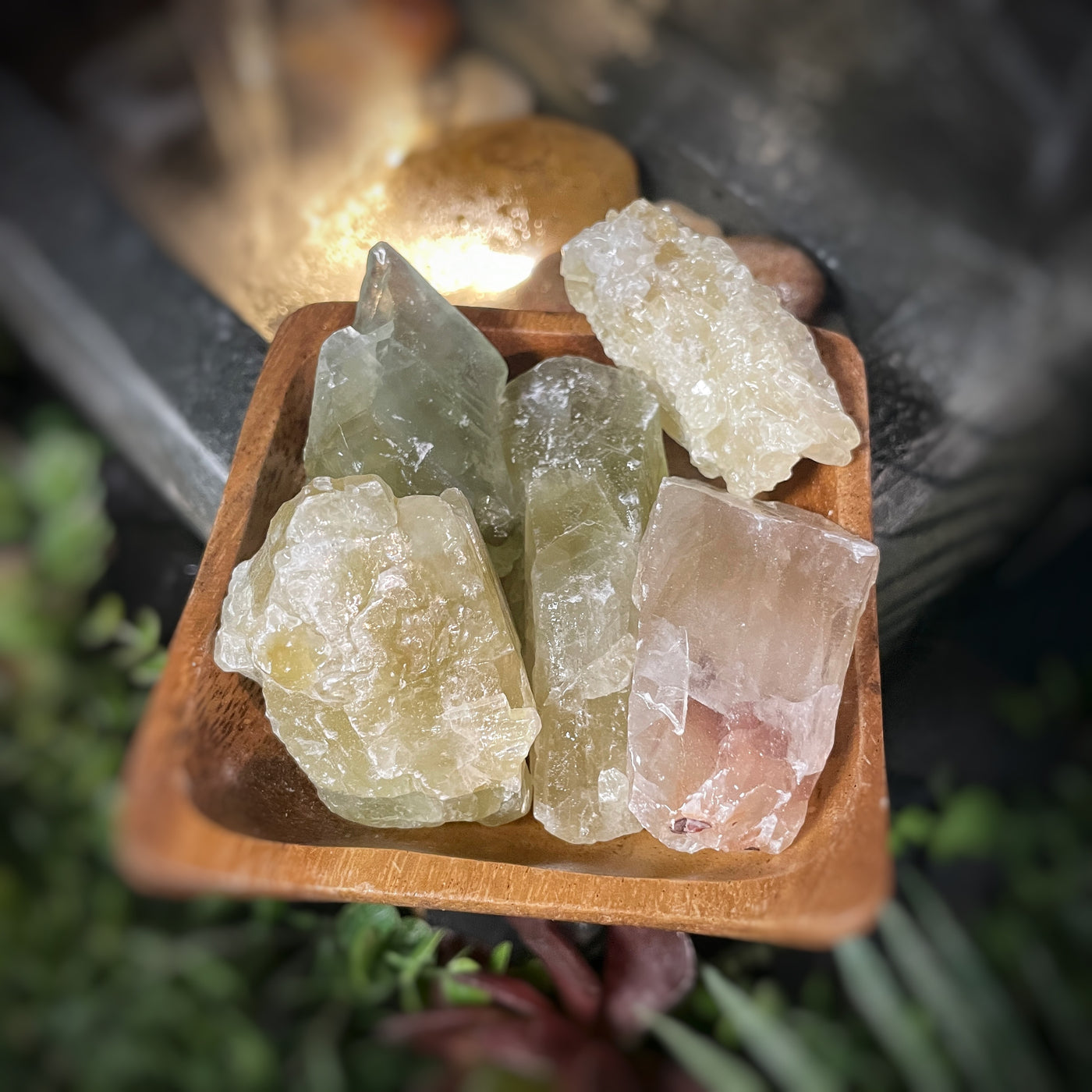 Green Calcite - Raw