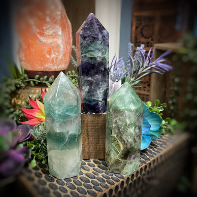 Fluorite - Tower, Point, Obelisk - Multi Choice Set1