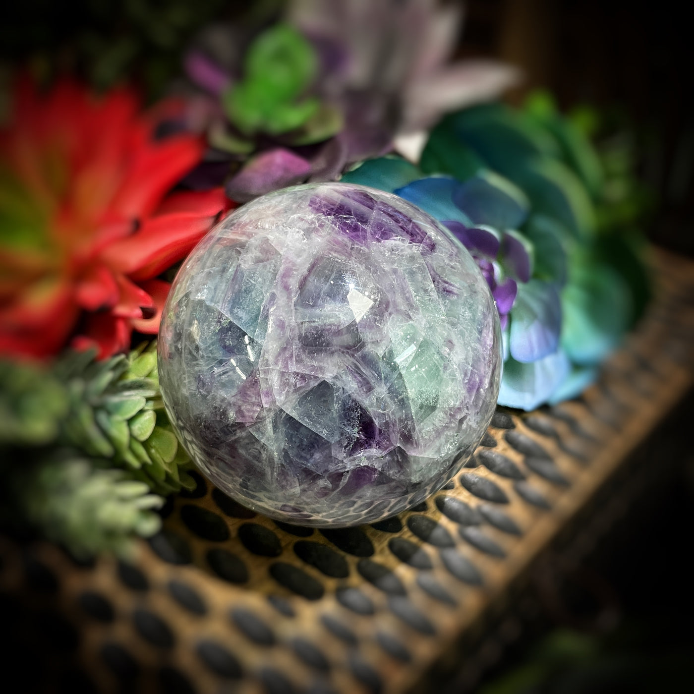 Rainbow Fluorite - 2.5" - 2.8" - Sphere