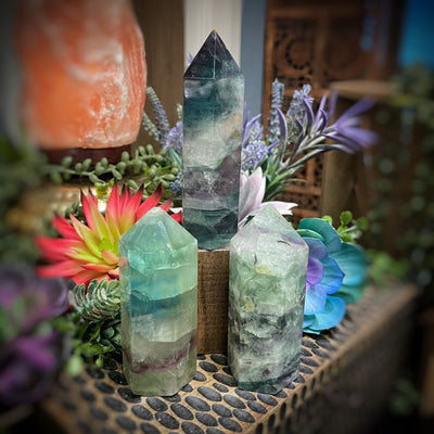 Fluorite - Tower, Point, Obelisk - Multi Choice Set1