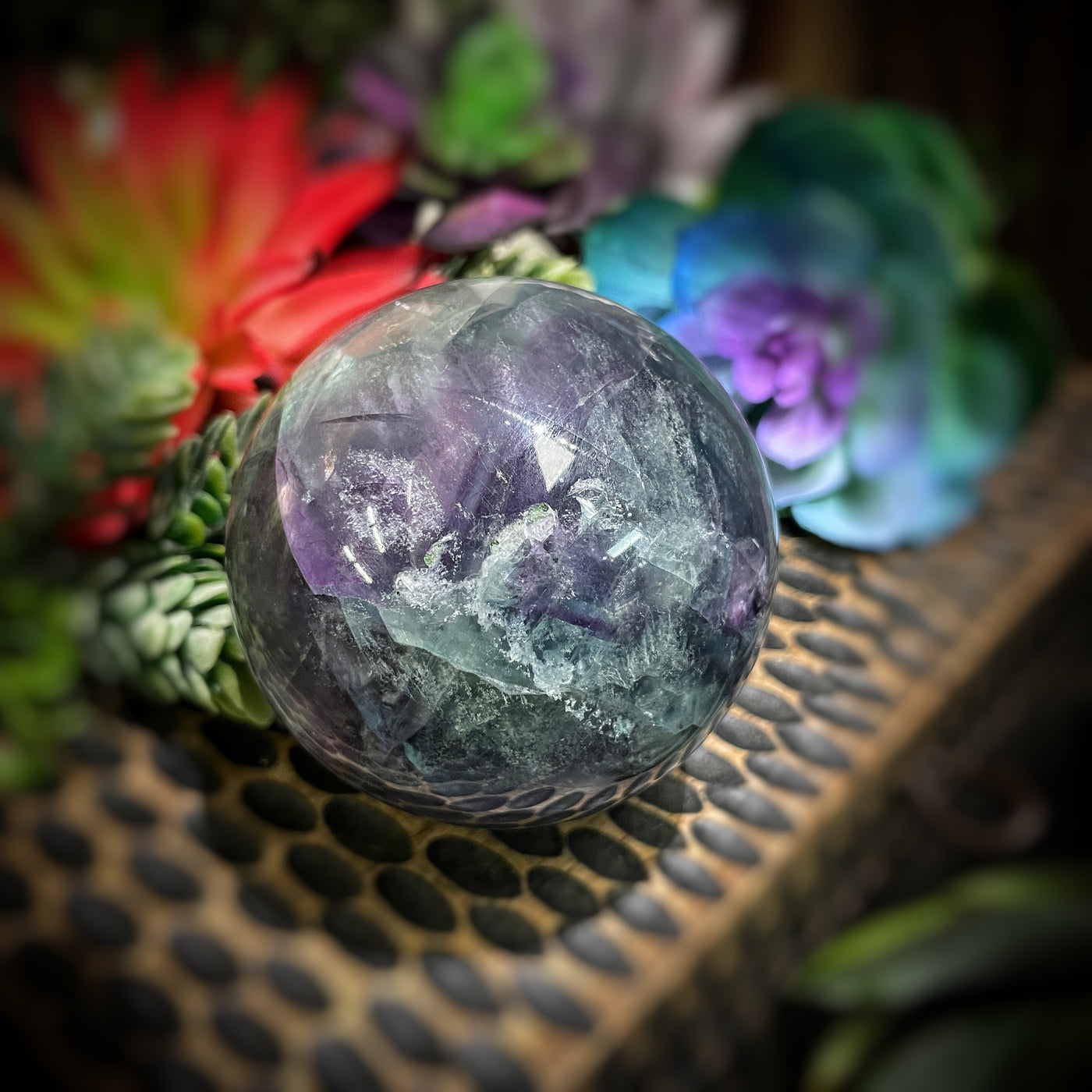 Rainbow Fluorite - 2.5" - 2.8" - Sphere